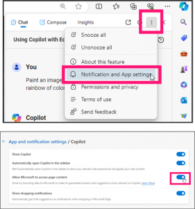 Copilot and the Edge Browser – Summarizing Content